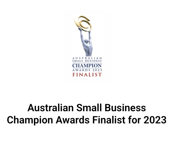 Australian smaal business champion awards finalist for 2023